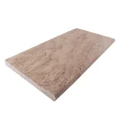 Bella Mocha Travertine 16”X24”X2" Pool Coping