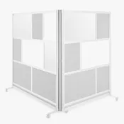 70'' Silver Hinge for Modular Wall