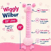 22" Long Plush Dog Toy