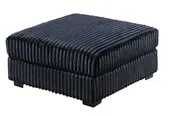 Black ottoman
