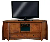 Boulder Creek Corner Media Cabinet by Forks Valley Woodworking