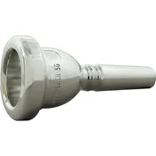 Bach Standard Series Trombone/Euphonium Large Shank Mouthpiece - Silver