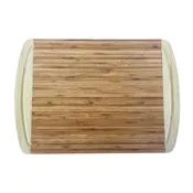 18 x 12 Two-Tone Bamboo Cutting Board
