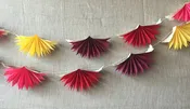 Folk Paper Accordion Garland