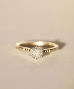 1ct Salt & Pepper Diamond Solitaire