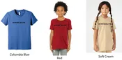 Bella Canvas – YOUTH Unisex Jersey Short Sleeve Tee