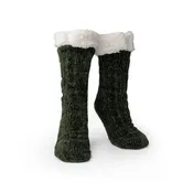 Beyond Soft Slipper Socks | Forrest Green