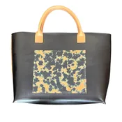 Black and Indigo Classic Tote — Made Solid