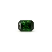 #12407 Radiant Cut Green Tourmaline 3.32ct — Vora Gems