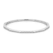 Bangle Bracelet With Diamonds in White gold (170-00855)