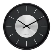 10" NeXtime Retro II' Black Metal Wall Clock