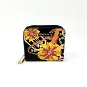 Bi-Fold Zip Around Wallet - Made By Cromia in Italy — Poppi Italian Leather