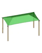 15′ x 25′ Rectangle Hip | Shade Structure