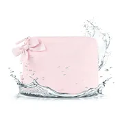 Case-Mate Ballet Pink Bow Crinkle Makeup Bag