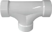 193723 Pvc 2-way Cleanout Tee, 3 Inch Hub Connection, White