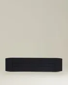 BLACK SILK SATIN CUMMERBUND
