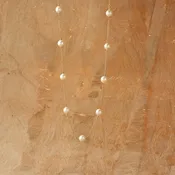 Akoya Pearl Floating Chain Necklace