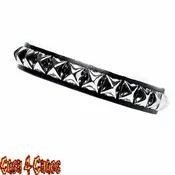1/2" PYRAMID STUD CHOKER 100% LEATHER