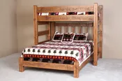 Barnwood Perpendicular Bunk Bed