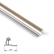6.3mm Aluminum H-Joint Connection Trim for Wood Veneer Wall Panels – Matching Color