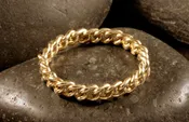14K Curb Chain Ring — Designs By S&R