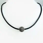 Black Tahitian Carved King Pearl Pendant