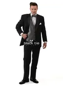 Black “Contender” Notch Lapel Tuxedo