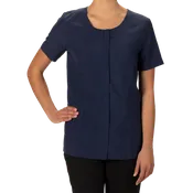 [7284] Essential Soft-Stretch Scoop Neck Tunic. Live Chat For Bulk Discounts.