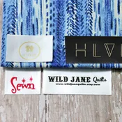 1" Satin Logo Labels- 1 Color Imprint