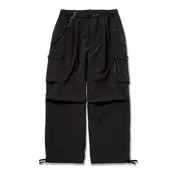 and wander Oversized Cargo Pant Black