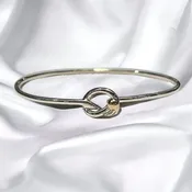 14K & Sterling Silver Beach Knot Bracelet