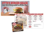 ClearPeel laminated postcards (10.5×5.5) with 3.5×4 Magnet