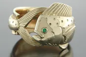 Bull Dolphin Wrap Ring