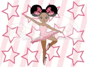 Ballerina Pink Sublimation Print