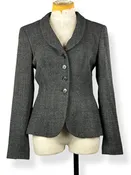 1990s DKNY 40s Inspired Wool Blazer M