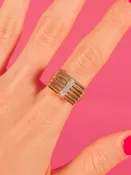 14k Gold Cufflink Conversion Ring
