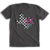 90's Checkerboard TX T-Shirt (7 Color Options)
