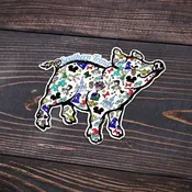 Once Upon A Pig Sticker
