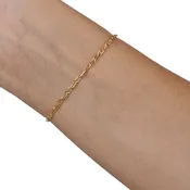 2MM Mariner Chain, 14/20 Gold Fill, Chain for Permanent Jewelry, "Trident"