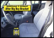 XJ Cherokee BigBoy Seat Brackets - Driver or Passenger