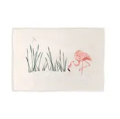 Embroidered Flamingo Placemat