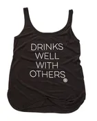 Drinks Well With Others Ladies Tank