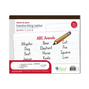 8-1/2" x 10-1/2" Letters and Learn Handwriting Tablet, 1/EA