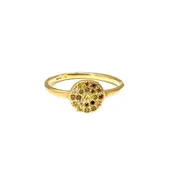 Adel Chefridi Multi Color Diamond Cluster Ring