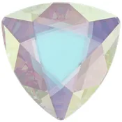 2472 Swarovski Trilliant AB Flatback - 7mm 4pcs