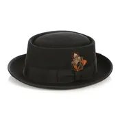 Men Classic Pork Pie Hat- MSd 32
