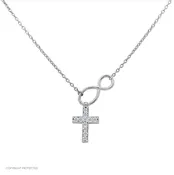 Believer's Cross by David Gardner, 14K white gold
