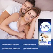 Three-Month Supply of Anti- Snoring Sleep Mouth Tape Strips - CPAP Store USA