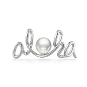 Sterling Silver Aloha Pendant