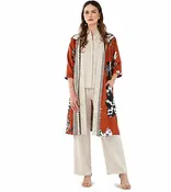 Marilyn's Italian Silk Print Kimono
